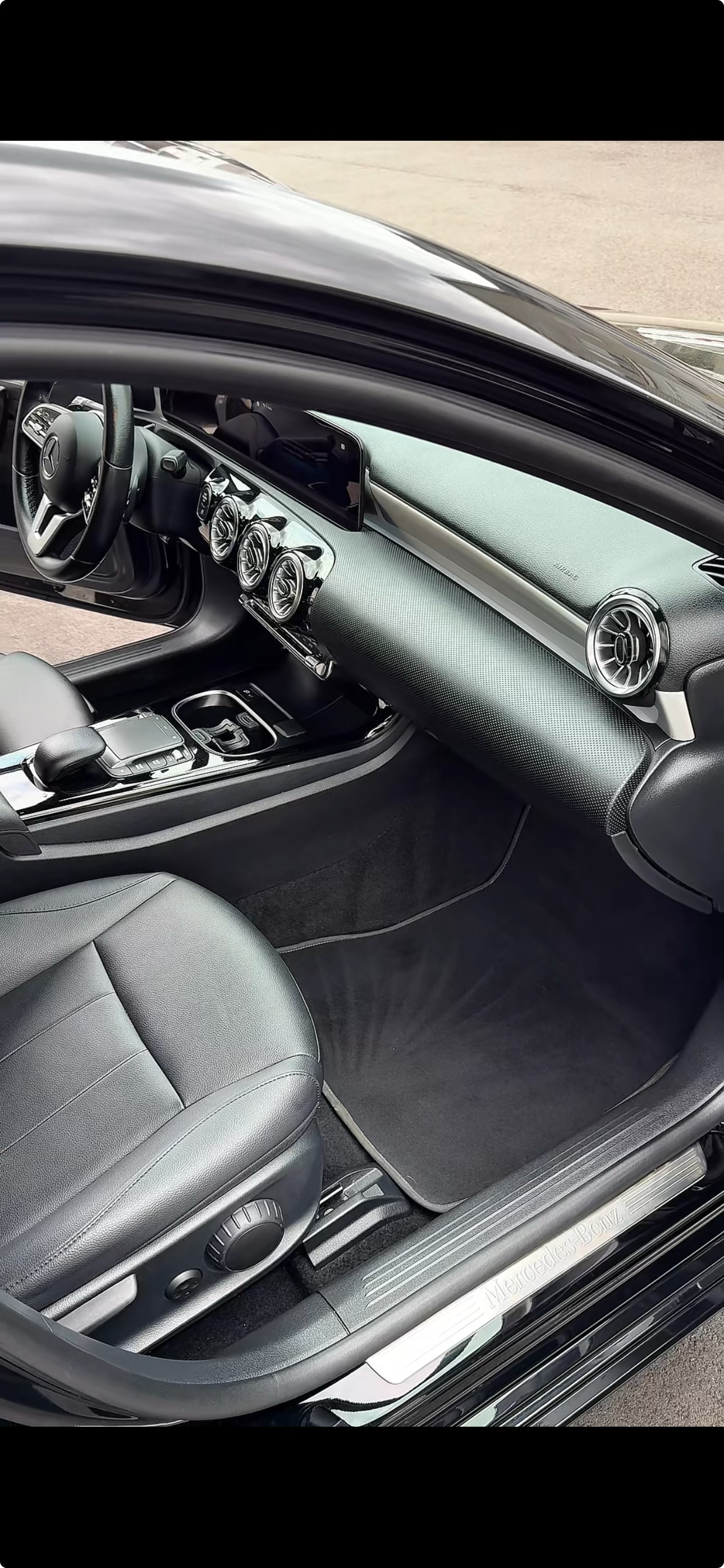 Mercedes-Benz interior detailing - modern dashboard and leather seats Worcester MA