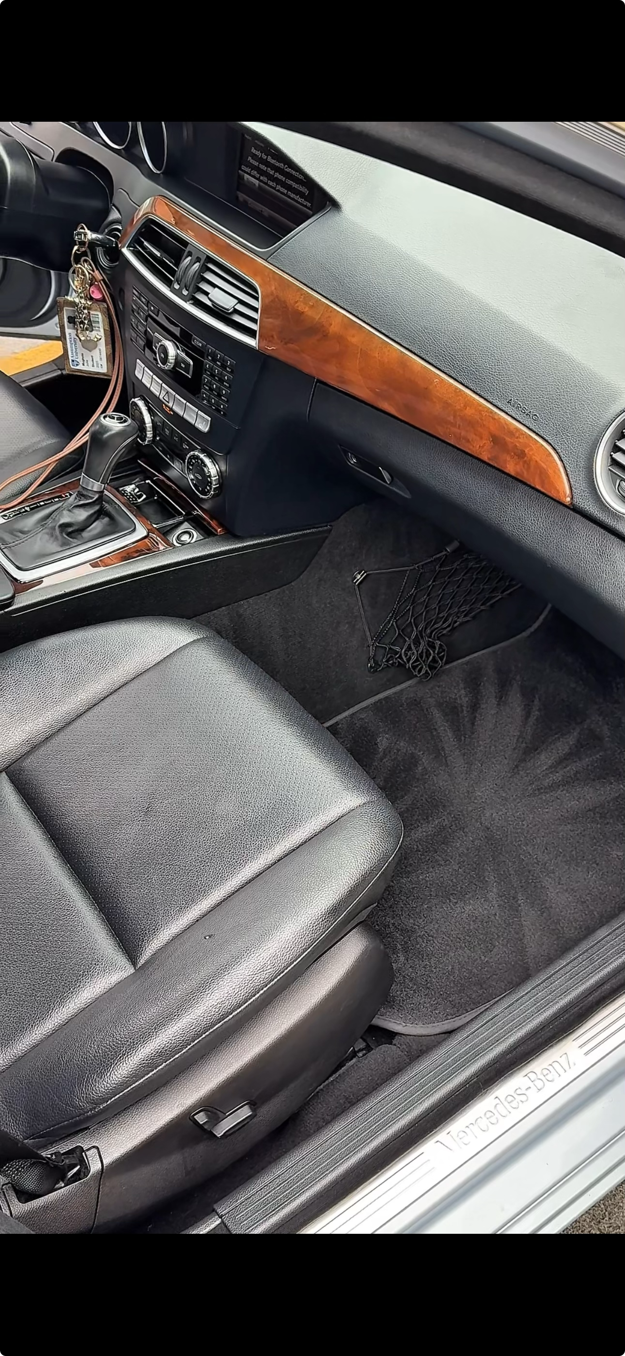 Mercedes-Benz luxury interior cleaning - wood trim and premium materials Worcester MA
