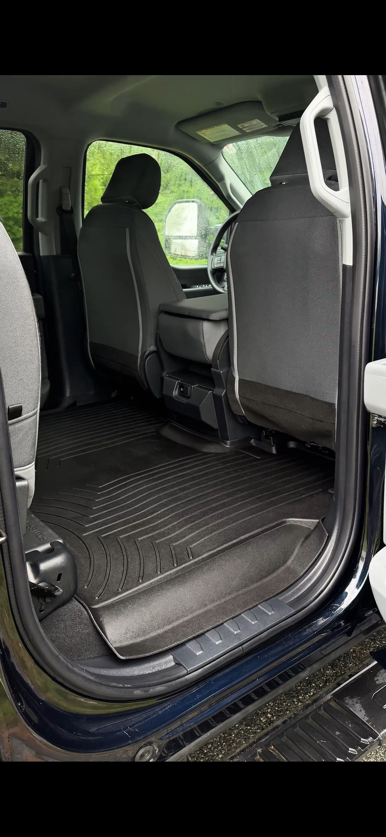 Professional truck interior detailing - back seat area Worcester MA