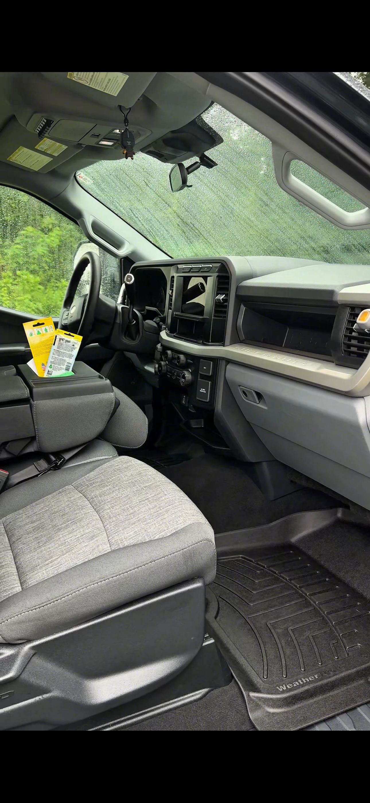 Professional truck interior detailing - front cabin Worcester MA